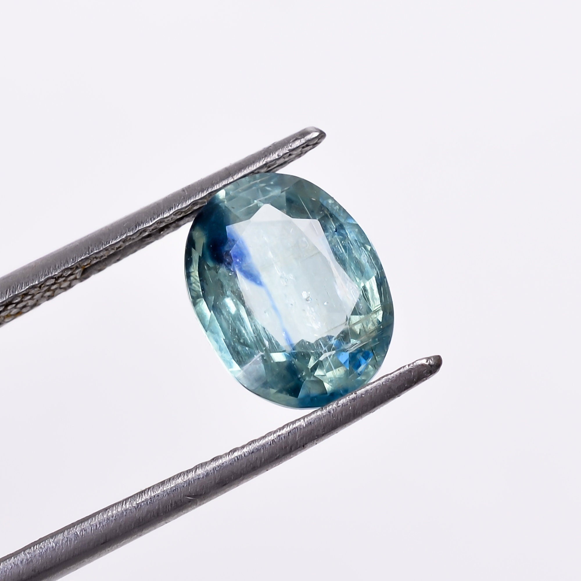 natural mix kyanite oval shape cut stone loose gemstone